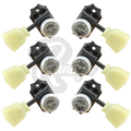 SD90-SL MG-T Vintage Deluxe Locking Tuners w/ Keystone Buttons (L3+R3) - Fits Gibson® & Kluson®