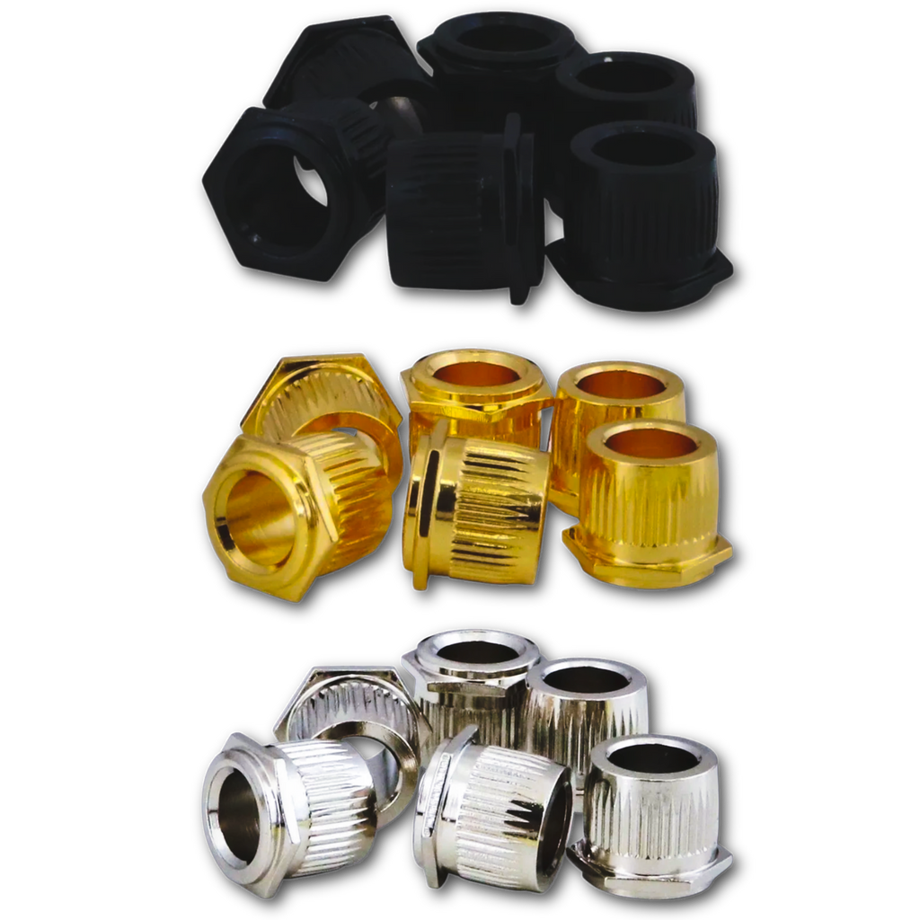 Tuner & Machine Head Conversion Bushings (Hex) - Fits Gibson®